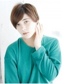 大人ふんわりショートスタイル