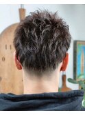 ダークアッシュワイルドツーブロック<SHOW the Barber>