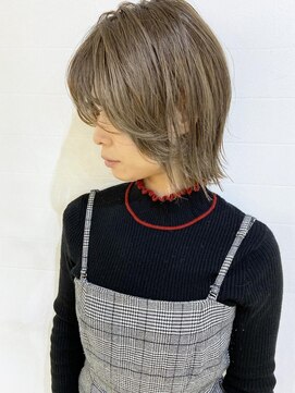 モリオ フロム ロンドン 成増店 【morio成増/ムラマツ】ハイライト　カーキアッシュ　ボブルフ