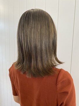 アドラーブル 長岡リップス旭岡店(adorable) 20代30代★大人耳掛け☆無造作×切りっぱなしミディ