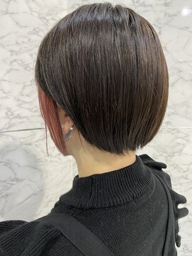 ラテ(latte) インナーくすみピンクミニボブ