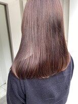 インビテーション(invitation) チョコレートブラウン・イルミナカラー・ストレートセミロング