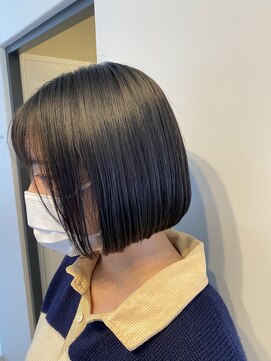 ラミール 学園店(lamiell) ボブ/ミディアム/ツヤ髪/美髪/黒髪/ワンレン/似合わせカット