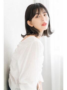 フレームプラス 御堂筋難波店(FRAME +) 【FRAME  御堂筋難波】切りっぱなしボブ×インナーカラー