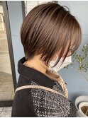 *ショコラベージュ*ショートボブ*