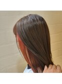 ミディアム×インナーカラー/艶感ストレート　担当☆　相川美緒