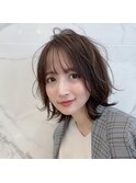 ブルベイエベ◎垢抜けシースルー☆愛されミディアム　新宿代々木