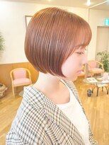 アルバ ヘアリゾート(ALBA)&nbsp;【ALBAさわ】オレンジカラーショートボブ　★☆