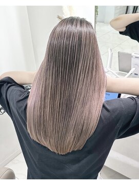 アッシュ 大宮店(Ash) 髪質改善ハイライトバレイヤージュ　ラベージュ