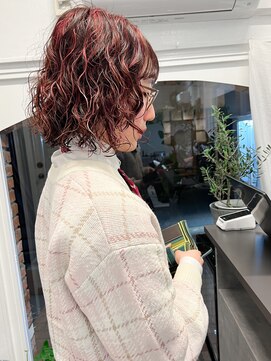 ラレイ ハラジュク(Lalei harajuku) 【ささき】スパイラルパーマ/ハイライト/インナーカラー/原宿