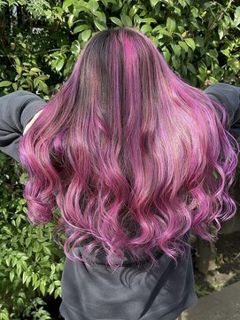 グリッツ (GLITZ) ピンクパープルバレイヤージュ