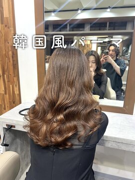 アミー 銀座(Ammy) #コテ巻き風パーマ #パーマロング#韓国風パーマ#デジタルパーマ