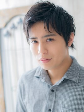 メンズヘア ビーセカンド 草加店(MENS HAIR B-2) グレーベージュで好感度UP!シンプル似合わせカットW草加