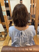 グランバイ アトリエドングリ(Grand × AtlierDonguri)&nbsp;お客様髪質改善データ1295（白髪染めを使わない色）