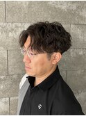 波巻きスパイラルパーマツイストスパイラルパーマシャドウパーマ
