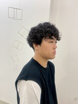 エンドリンク(endlink)&nbsp;メンズ、クリクリパーマスタイル