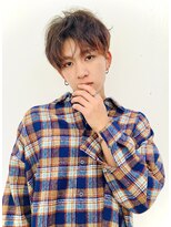 ミドル(MIDDLE)&nbsp;ニュアンスパーマ/メンズカット/マッシュ/カラー/府中/調布