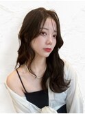 2wayバング韓国前髪シースルーセミロングヨシンモリ大人美人