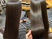 柔らかな手触り、天使の輪を叶える艶やかなストレートが叶う♪あなたにピッタリの薬剤を選定