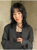 【LUAU Haku Osaka 中村】mode wolf perm