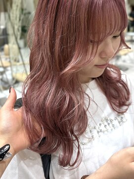 アッドバイケンジ(Add.. by KENJE) ブロンドに落ちるピンクカラー