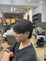 アロー 船橋店(AROH)&nbsp;MEN’S HAIR/サーフカール/刈り上げセンターパート/船橋