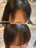 《前髪のお悩みとおさらば》クロスパーマ＋全体カット ￥8,800