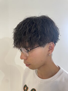 ニアウ 伊勢崎連取店(Niau) メンズマッシュツイストスパイラルパーマメンズパーマ