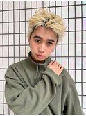 スパイキーショート/ダブルカラー/メンズカット/抜きっぱなし