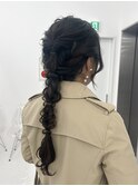 成人式ヘア卒業式ヘア髪質改善ダブルカラーカチモリ轟れな
