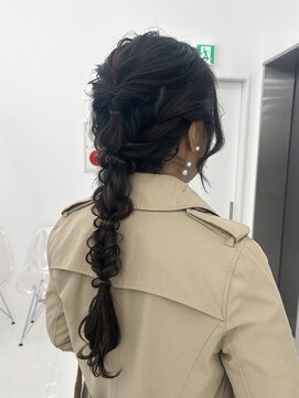 コア プラス 立川(COA PLUS) 成人式ヘア卒業式ヘア髪質改善ダブルカラーカチモリ轟れな