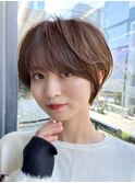ショートヘア　韓国ヘア　韓国ボブ