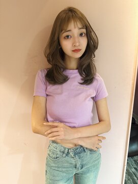 アクシス 栄店(`AXIS) イメチェン/ピンクベージュ/アンブレラカラー/前髪/栄/矢場町