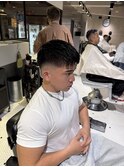 波巻きツイストスパイラルリバースセンターパートニュアンスパR