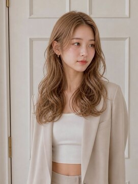 アロマ ヘアー ルーム 新宿3号店(AROMA hair room) ケアブリーチ/ブラウンベージュ/ダブルカラー/ハイトーン/新宿