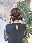 大人可愛いツインお団子アレンジ