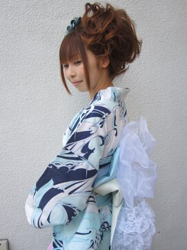 美容室イーナ(e na) 浴衣をきたフェアリー♪