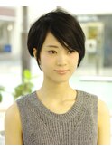 前下がり☆耳かけショートボブ