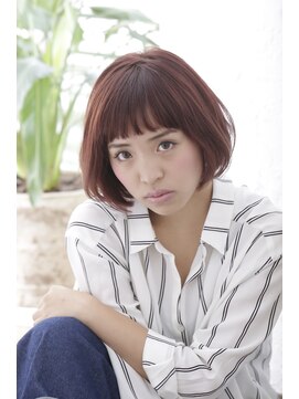 ヘア アンド スパ エジェリ プリム(hair&spa egerie prime) お手入れ簡単♪リラクシーボブ/ぱっつん前髪/30代40代50代