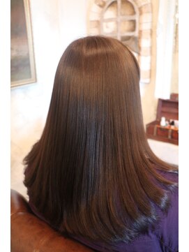 ヘアー ドレス ファーゴ 武蔵浦和(HAIR DRESS Fa go) マットアッシュのロング