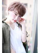クラウドゼロ(Cloud zero) アッシュ小顔ショートカーキスタイル【Cloud zero】