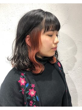 ボウ(BEAU) チラッとアプリコットオレンジでお洒落度UP☆今っぽスタイル