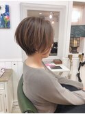 大人可愛いショートボブ