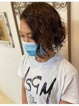 ヴァンカウンシル 豊橋店(Van Council) イメチェン♪ボブ×ハードパーマ