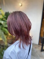 クララ スギタ(CLALA Sugita)&nbsp;ミディアムウルフ☆ピンクバイオレットカラー