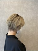 大人可愛い◎マニッシュワンサイドショート