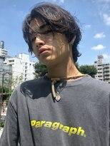 バイフィフス 原宿/表参道(by fifth)&nbsp;センターパートウルフ×ニュアンスパーマ