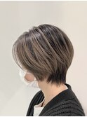 【山形限定バレイヤージュ】<ショートstyle×バレイヤージュ>