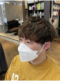 ◎メンズパーマシャドウパーマ大人スタイル河内長野千代田