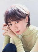 [terrace]小顔補正立体カット　 透明感　涼しげヘア　ベージュ
